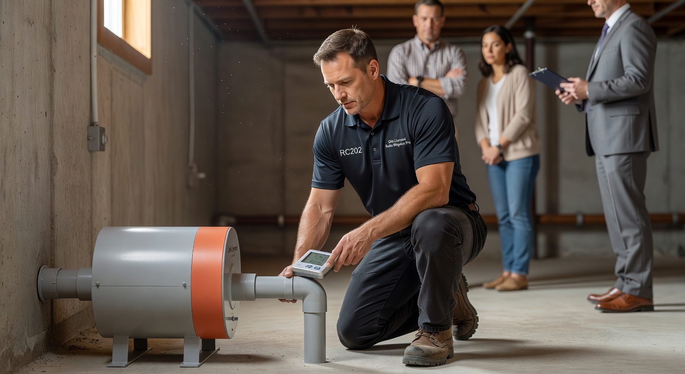 licensed radon mitigation technician Ohio home inspection