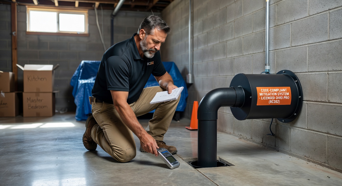 Radon Mitigation Nevada OH | Licensed RC202 Pros