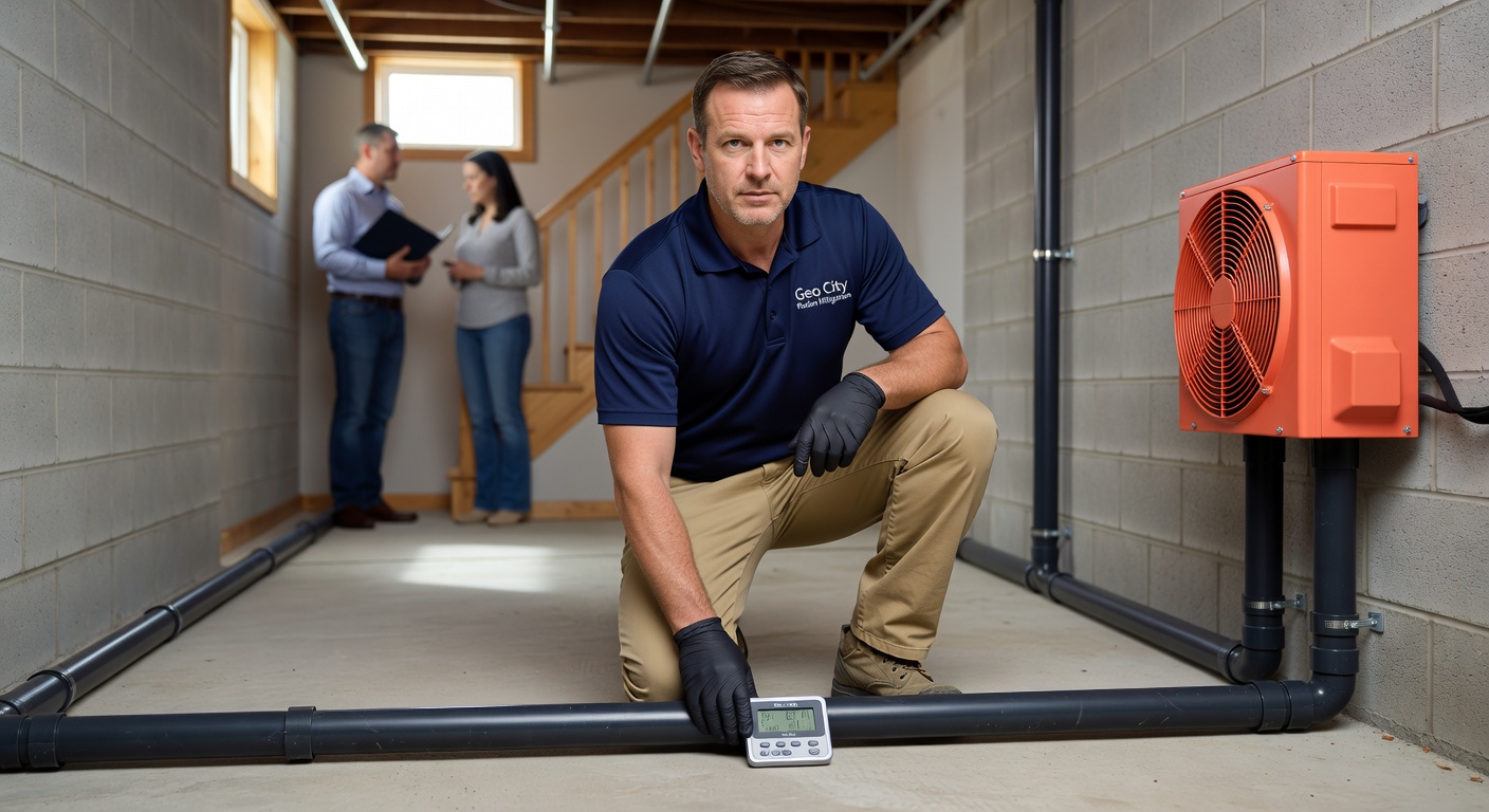 Radon Mitigation professional Geo City