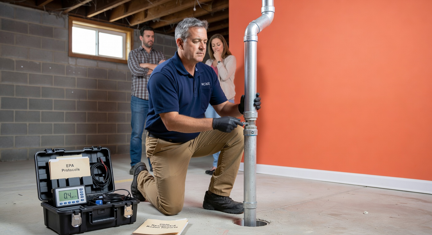 Radon Mitigation New Athens OH | Licensed RC202 Pros