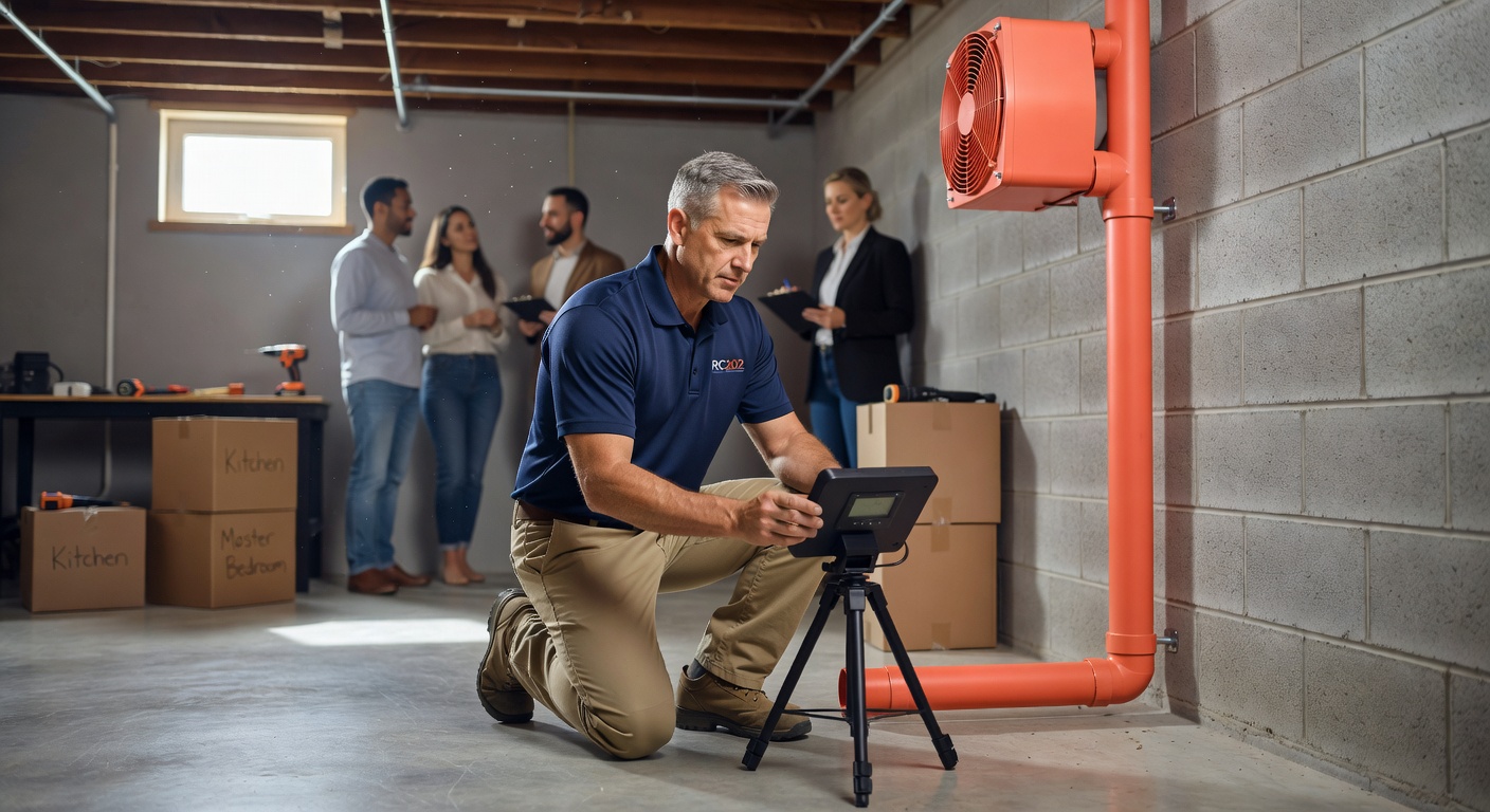 radon testing continuous monitor home inspection