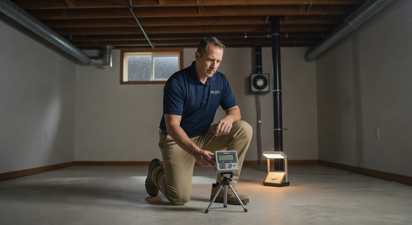radon testing equipment professional inspector