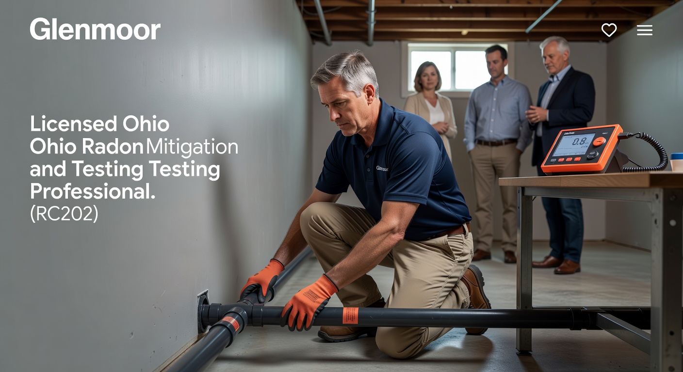 Radon Mitigation Glenmoor OH | Licensed RC202 Pros