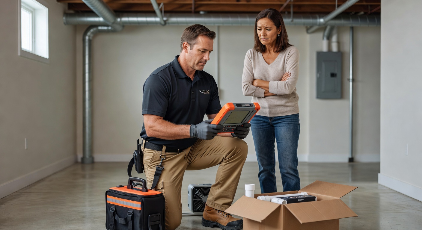 licensed radon technician Ohio home consultation