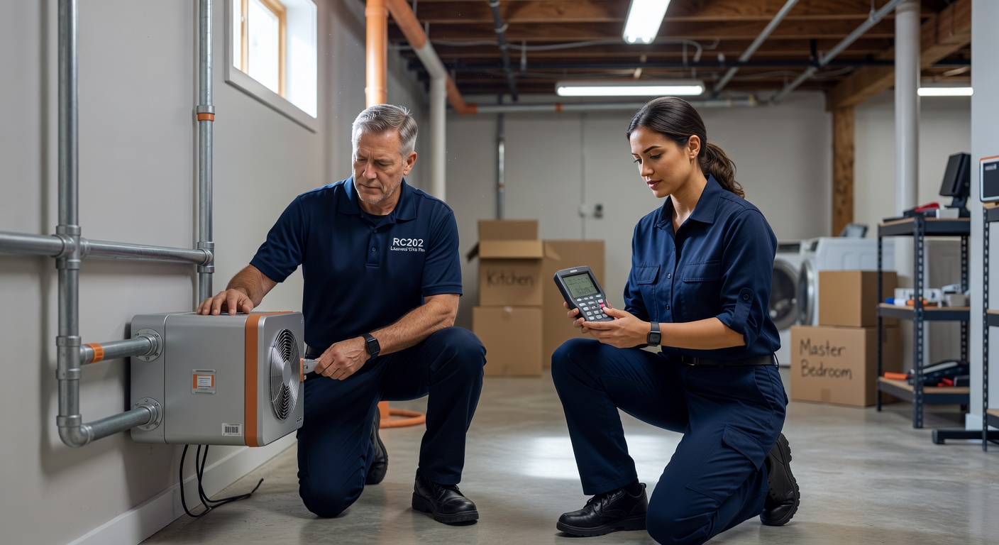 Radon Mitigation team professional environment