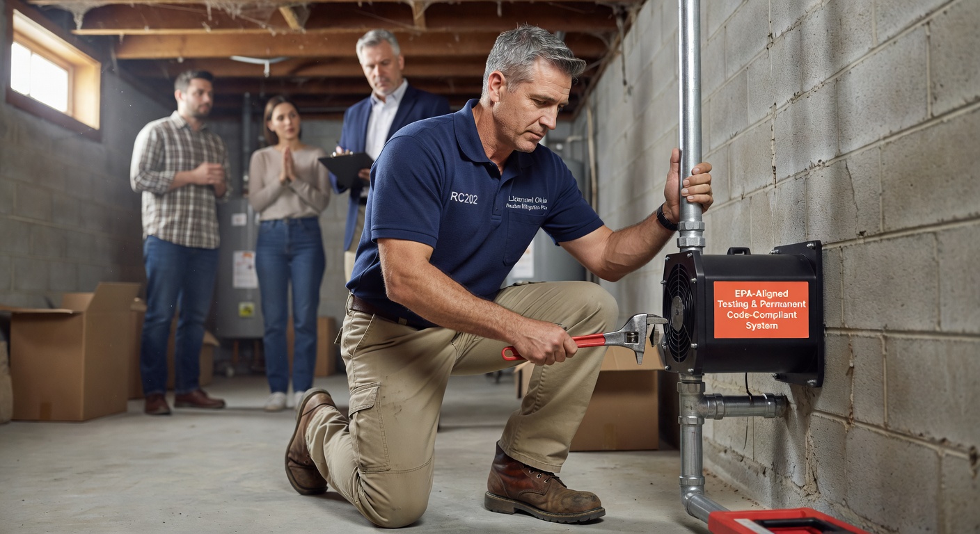 Radon Mitigation Twinsburg OH | Licensed RC202 Pros