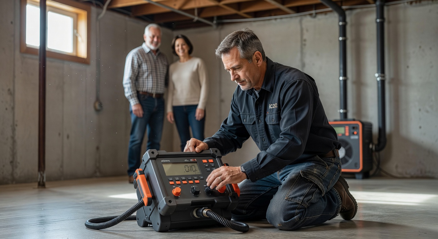radon testing equipment continuous monitor pCi/L