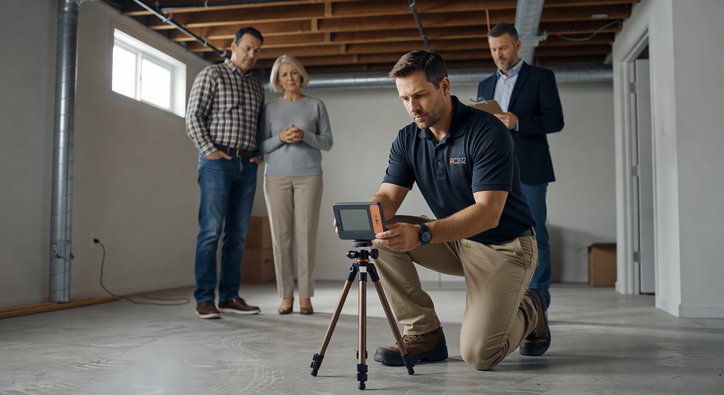 radon testing continuous monitor professional inspection