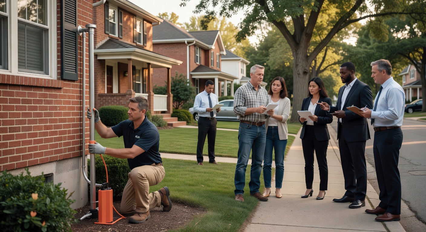 Ashville Ohio neighborhood homes radon zone