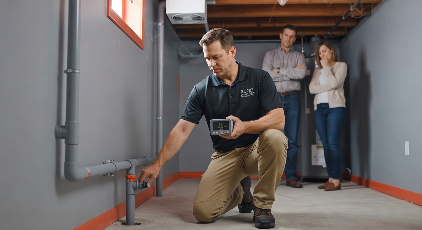 licensed radon mitigation professional Ohio home