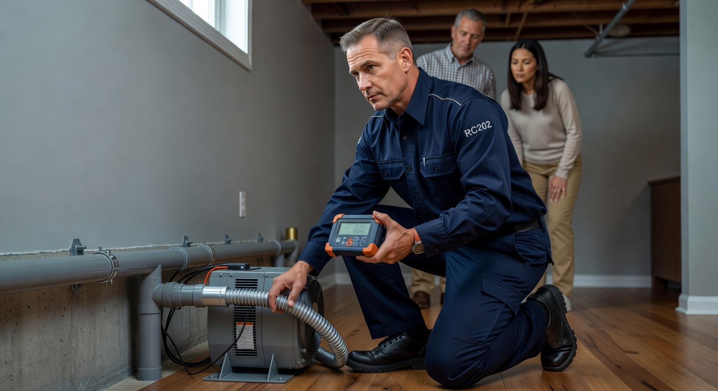 licensed radon technician Ohio professional uniform