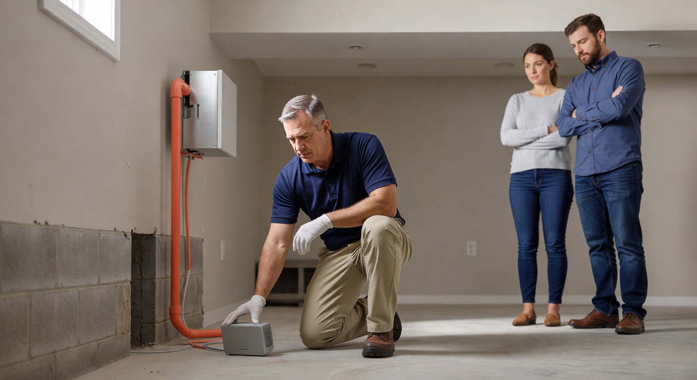 radon testing device continuous monitor home