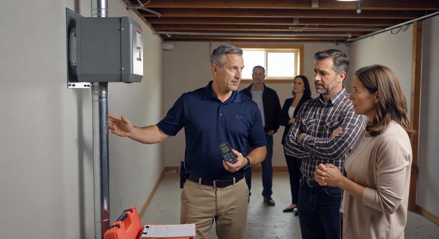 radon technician Ohio licensed professional homeowner consultation
