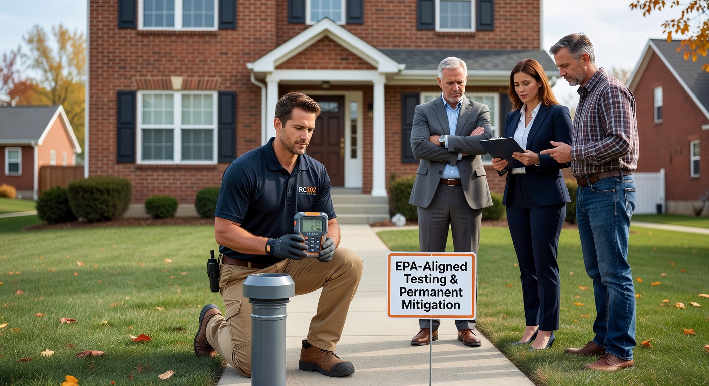 Radon Mitigation Venedocia OH | Licensed RC202 Pros