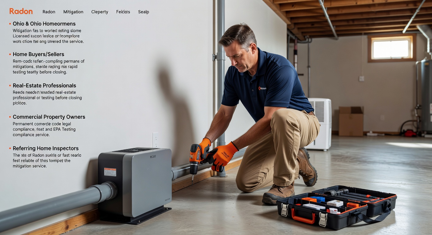 Radon Mitigation Baltimore OH | Licensed RC202 Pros