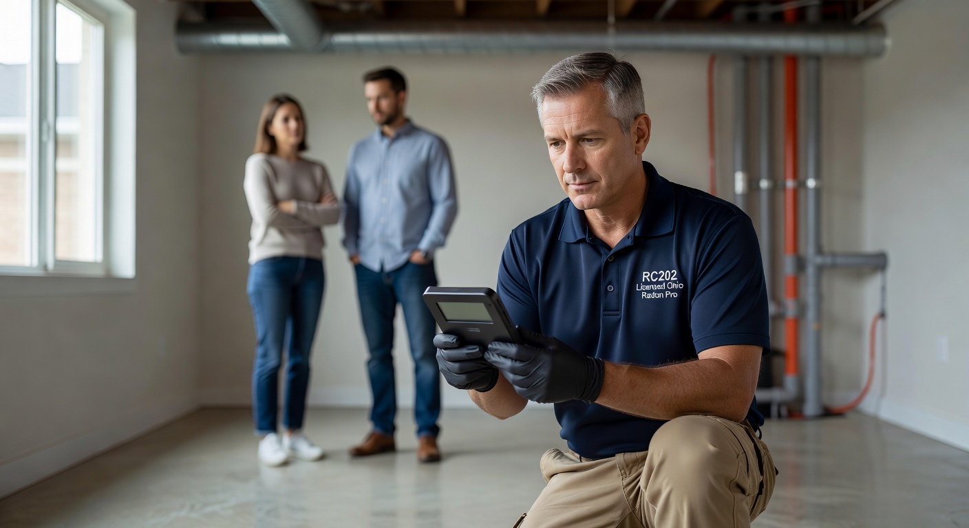 radon test device continuous monitor home inspection