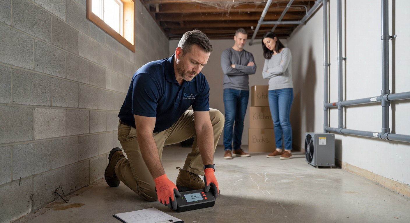 radon test continuous monitor home inspection