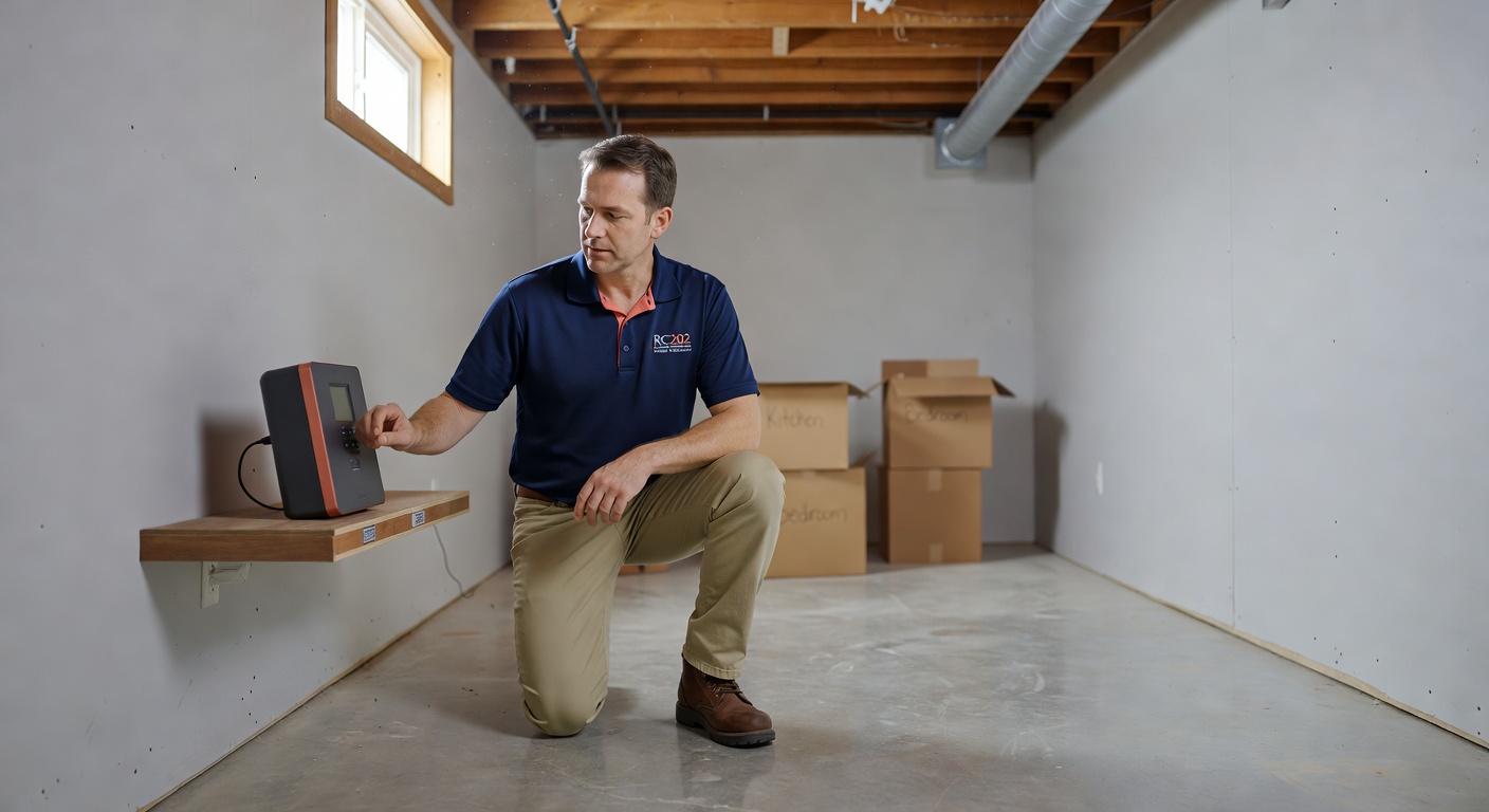radon testing technician continuous monitor Ohio home