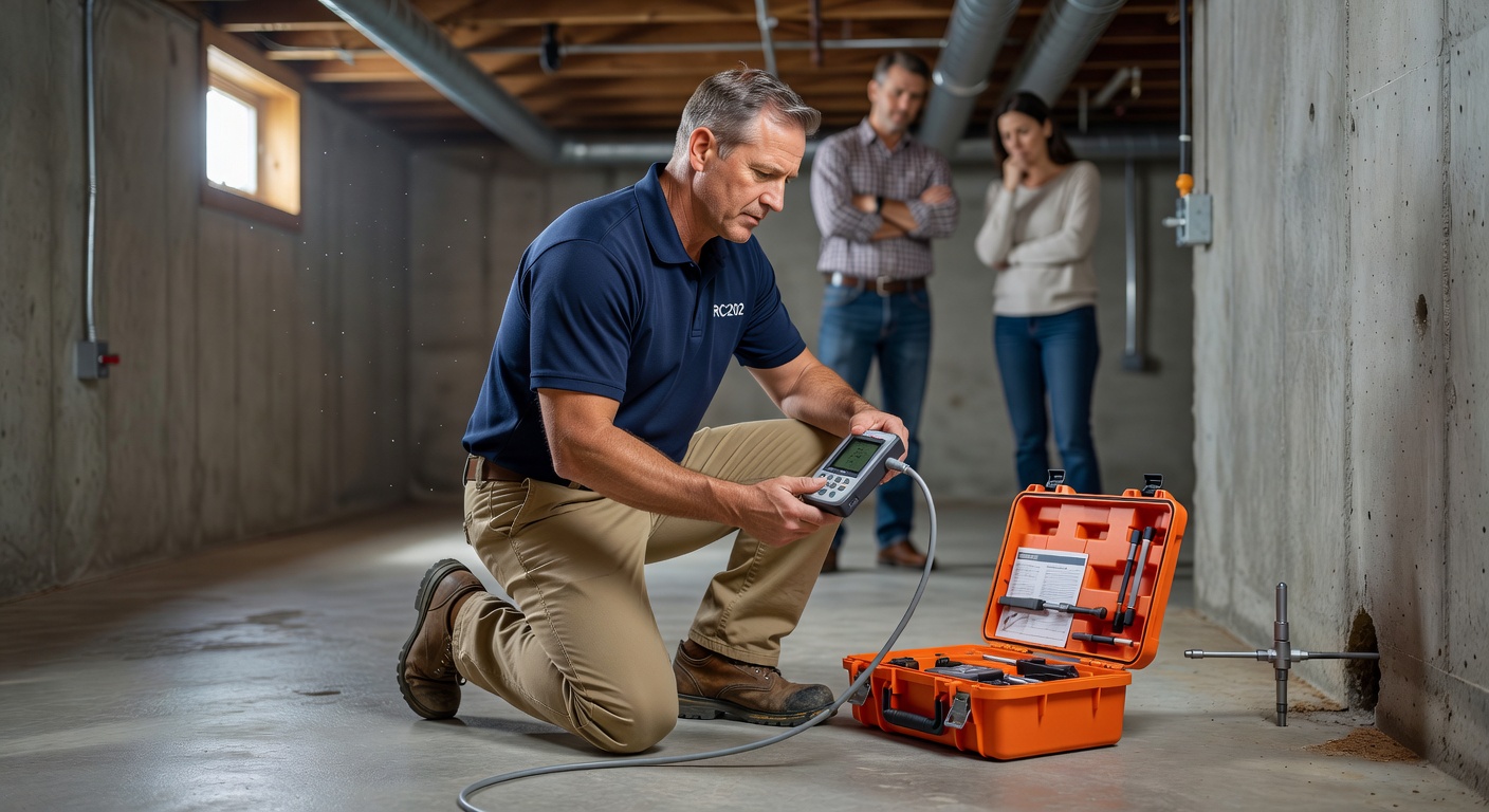 radon mitigation technician inspection Ohio home