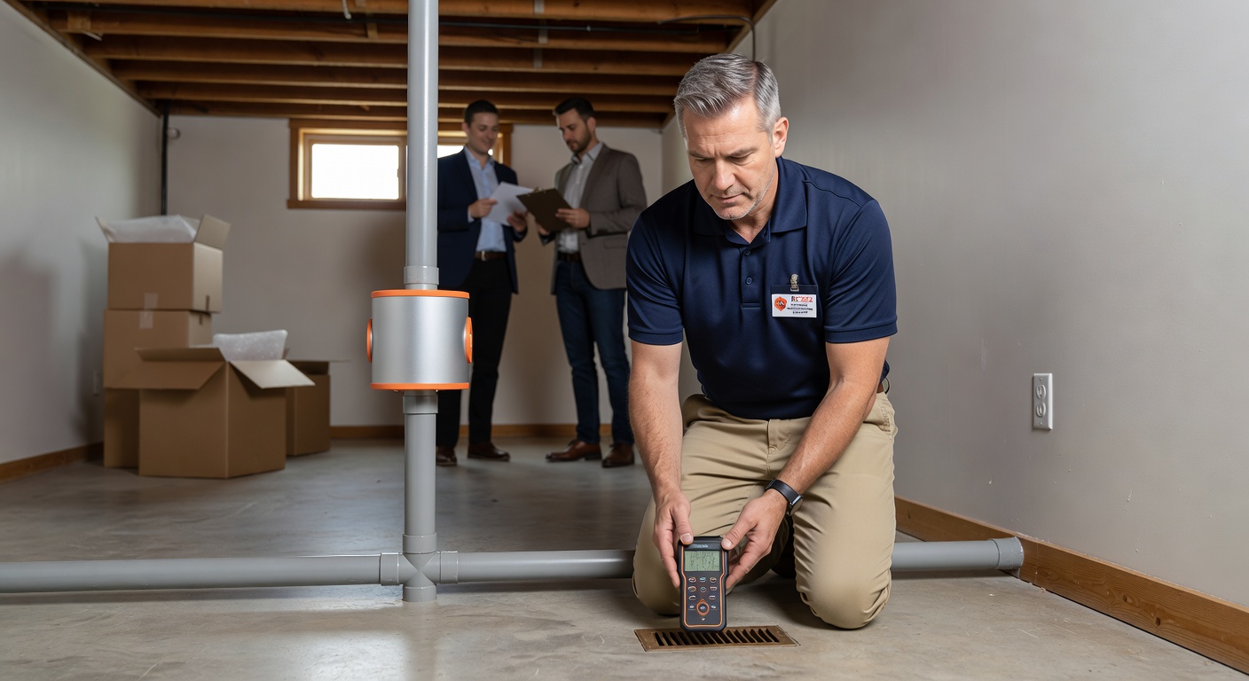 radon test kit professional measurement device residential