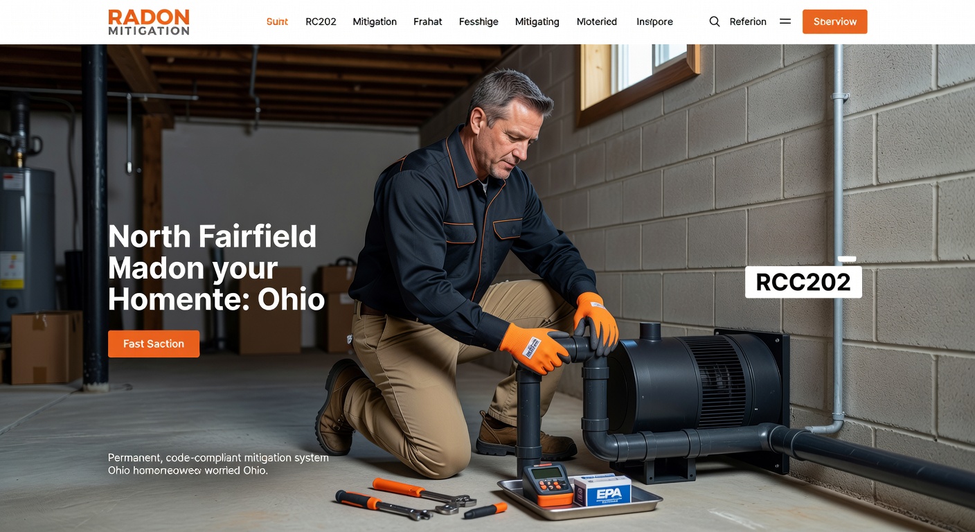 Radon Mitigation North Fairfield OH | Licensed RC202