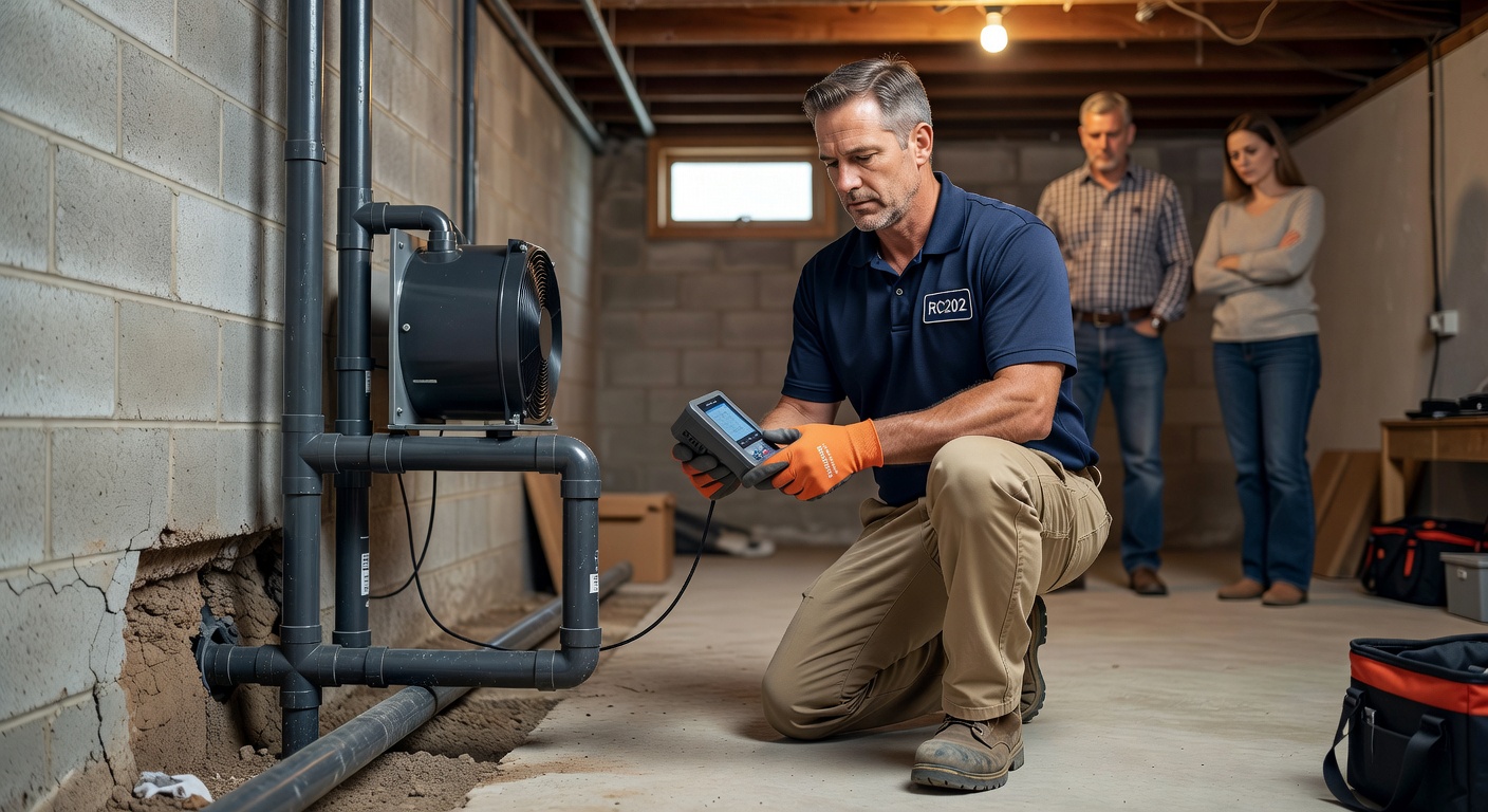 licensed radon mitigation technician Ohio inspection
