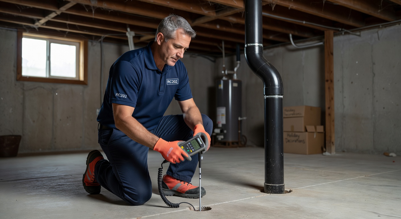 Radon Mitigation professional Beach City