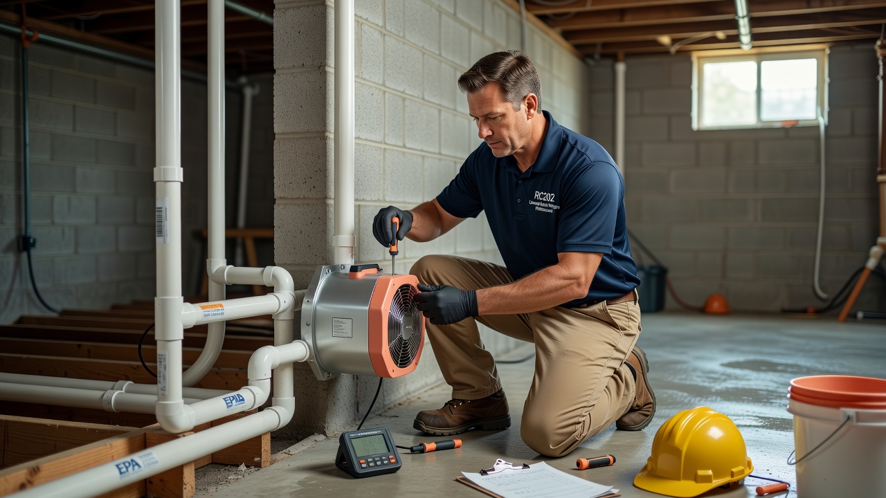 licensed radon mitigation professional Ohio home inspection