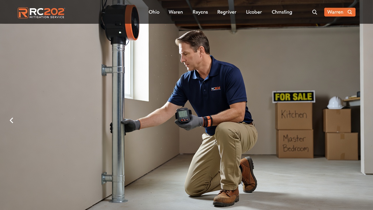 Radon Mitigation professional Warren
