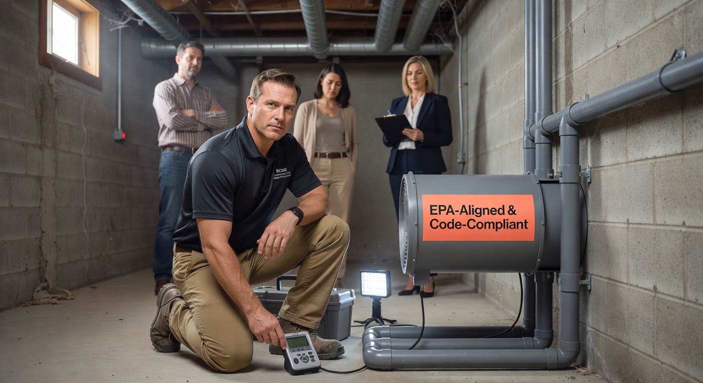 Radon Mitigation North Robinson OH | Licensed RC202 Pro