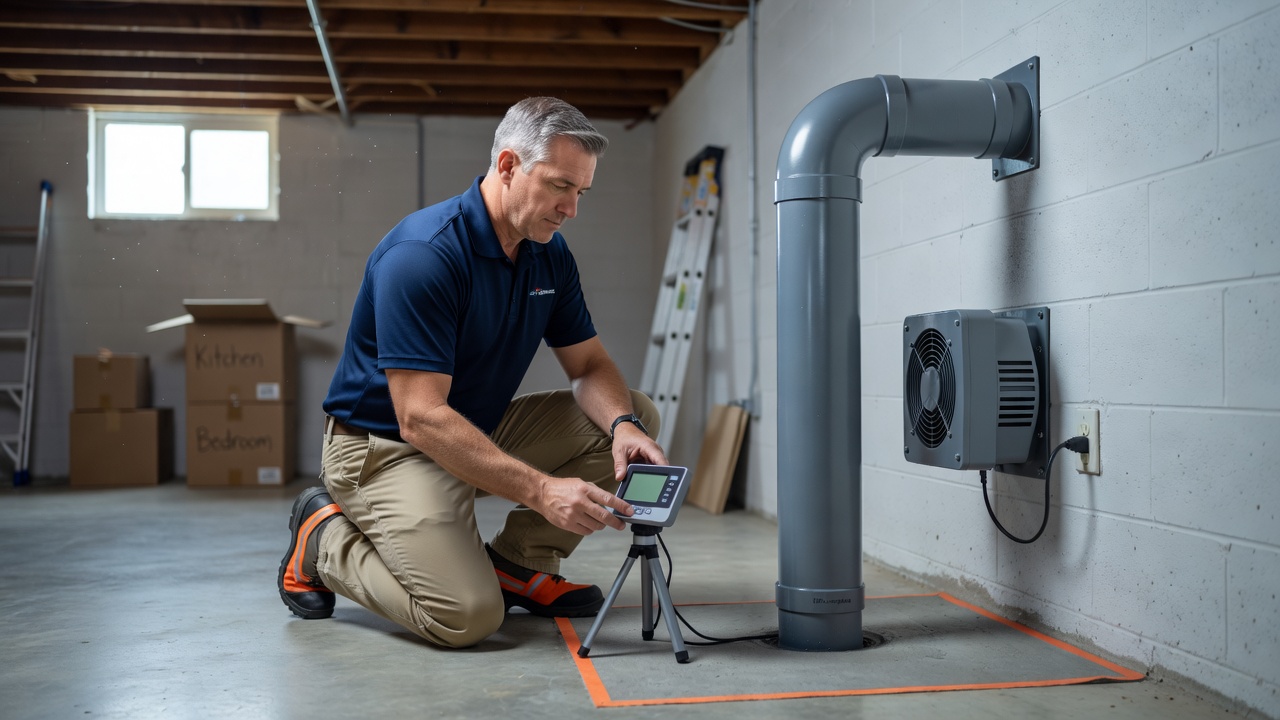 radon testing continuous monitor professional Ohio
