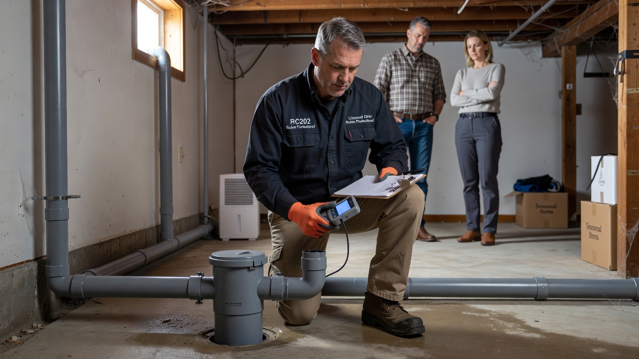 Radon Mitigation Northbrook OH | Licensed RC202 Pro