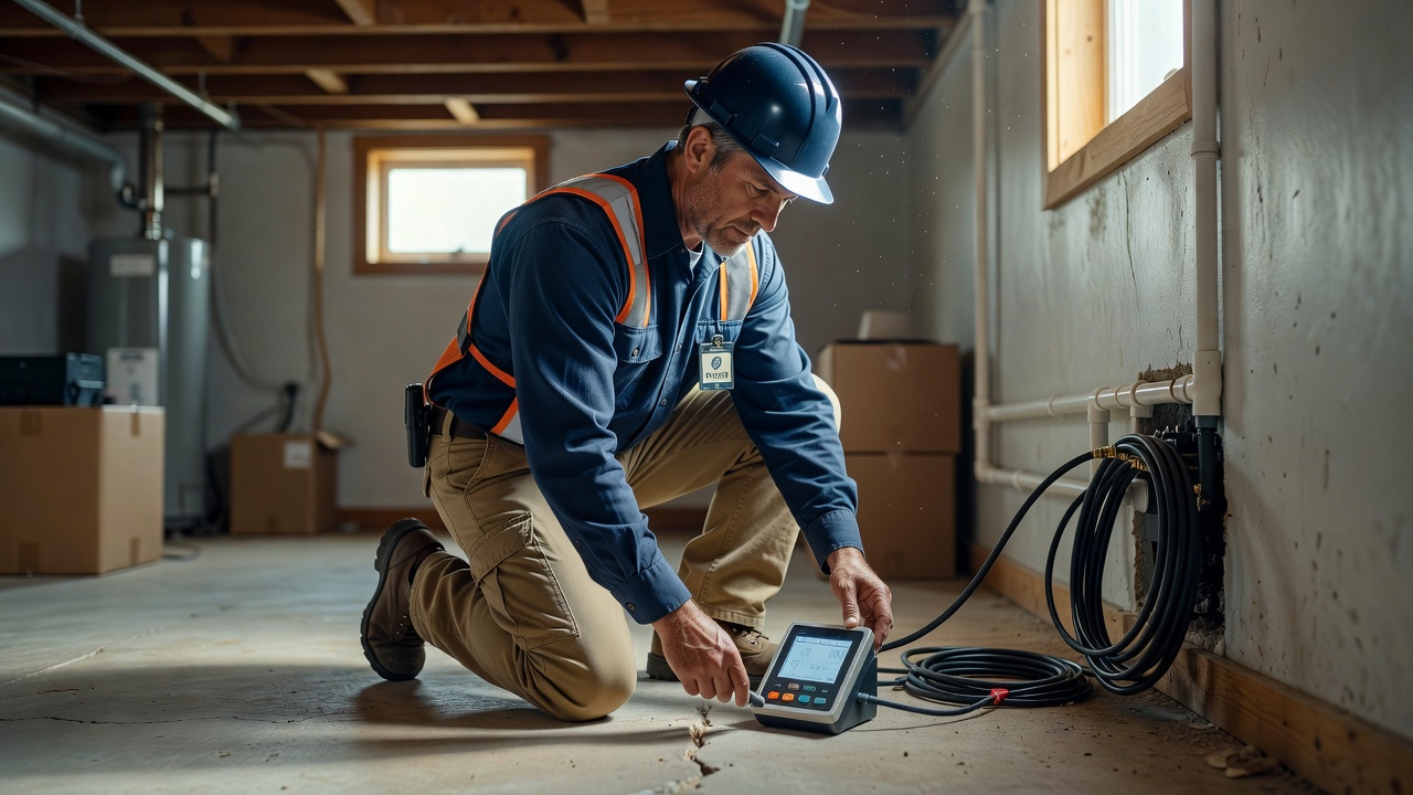 radon mitigation technician inspection Ohio home