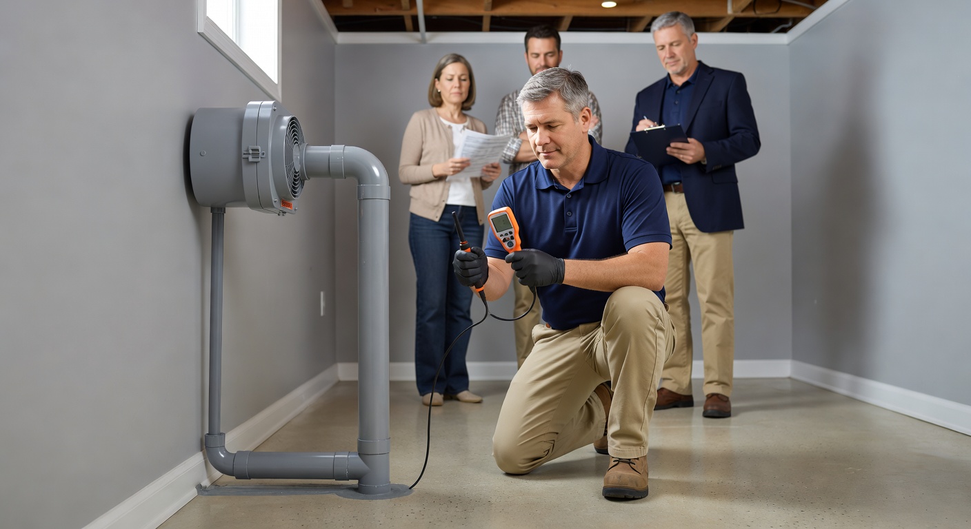 licensed radon mitigation contractor Ohio professional