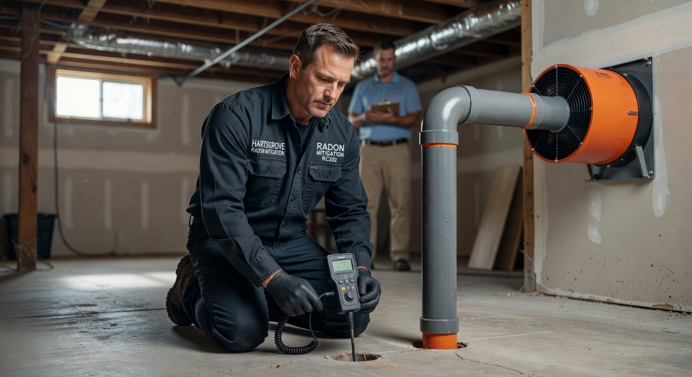 Radon Mitigation Hartsgrove OH | Licensed RC202 Pros