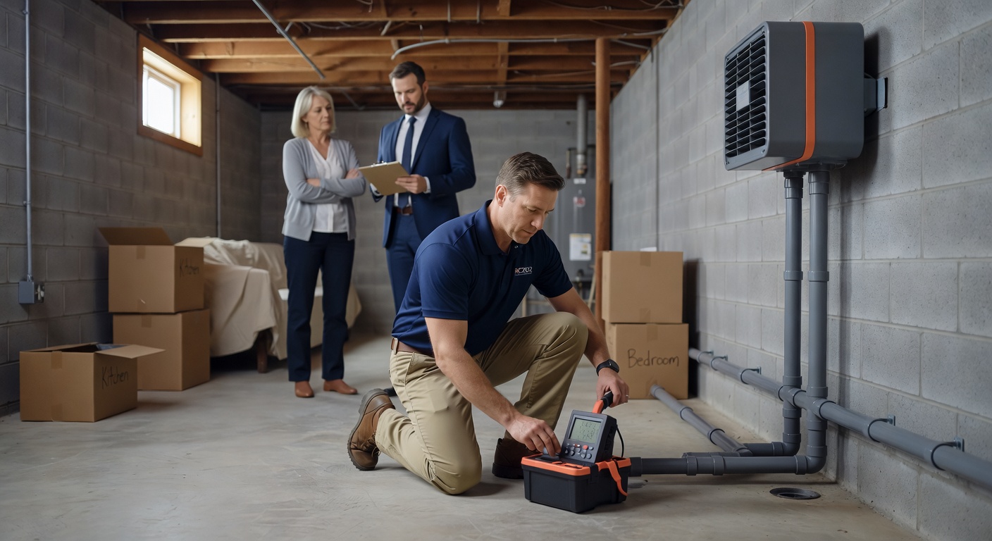 real estate home inspection radon test Ohio