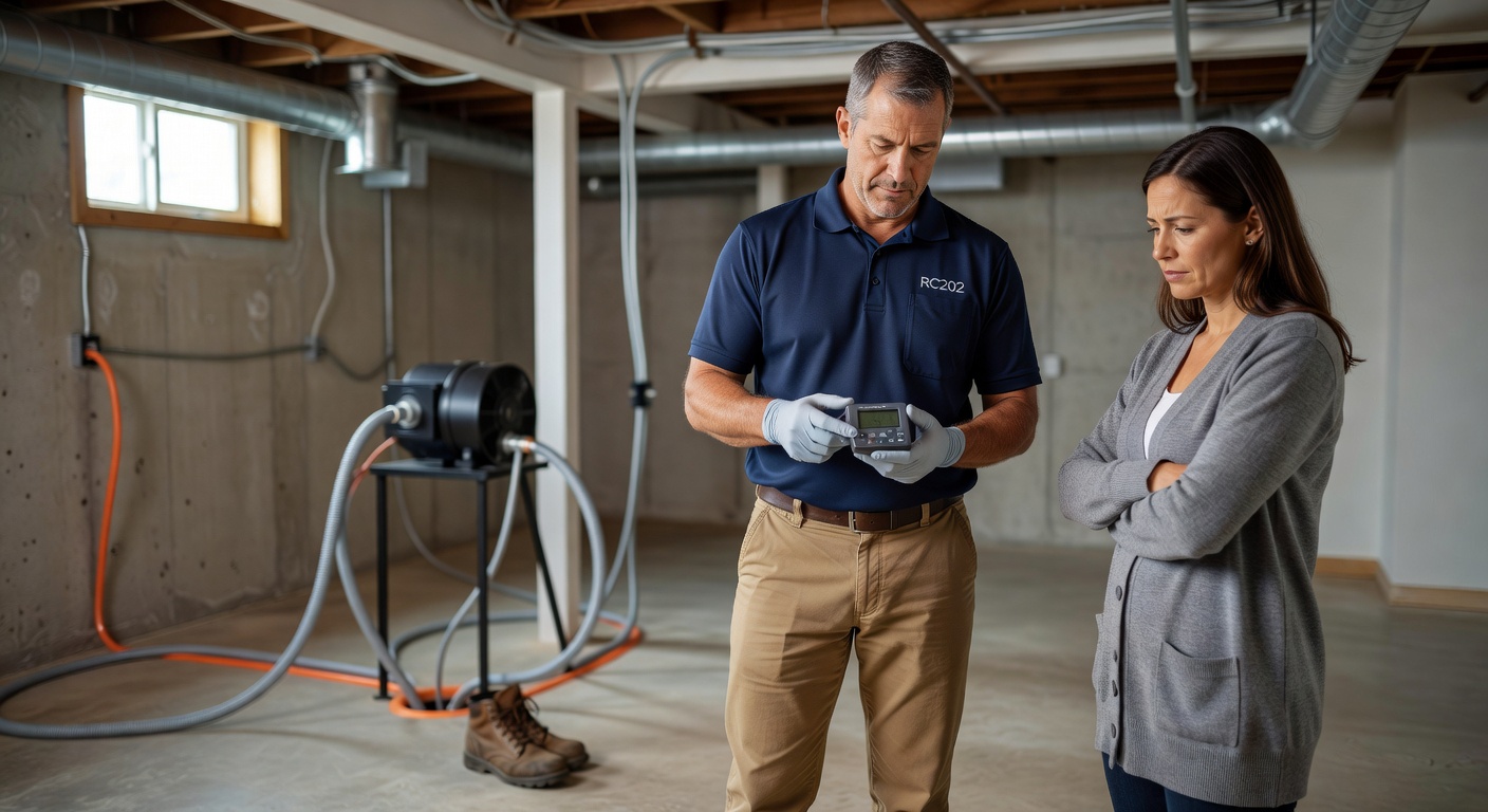 licensed radon mitigation technician Ohio home consultation