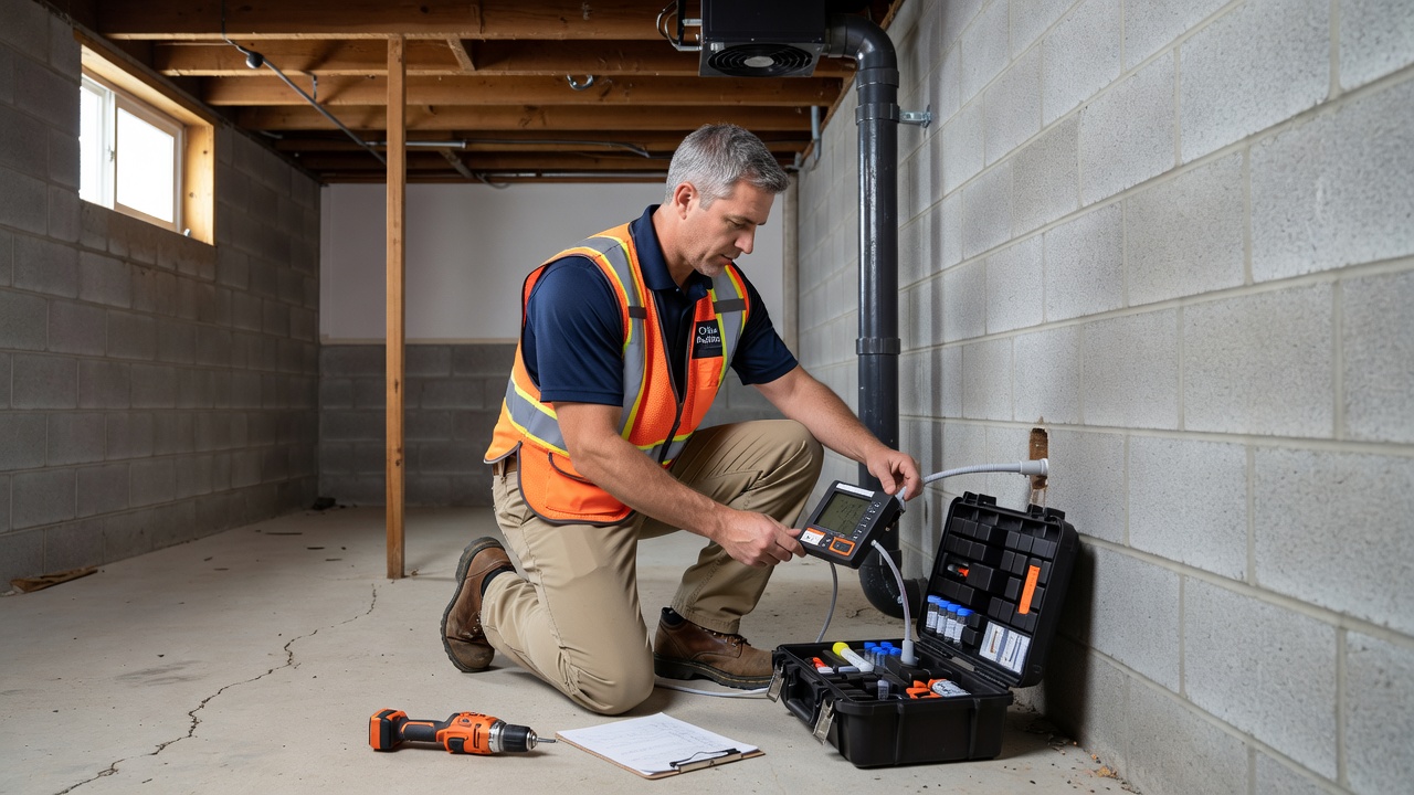 licensed radon mitigation technician Ohio home inspection