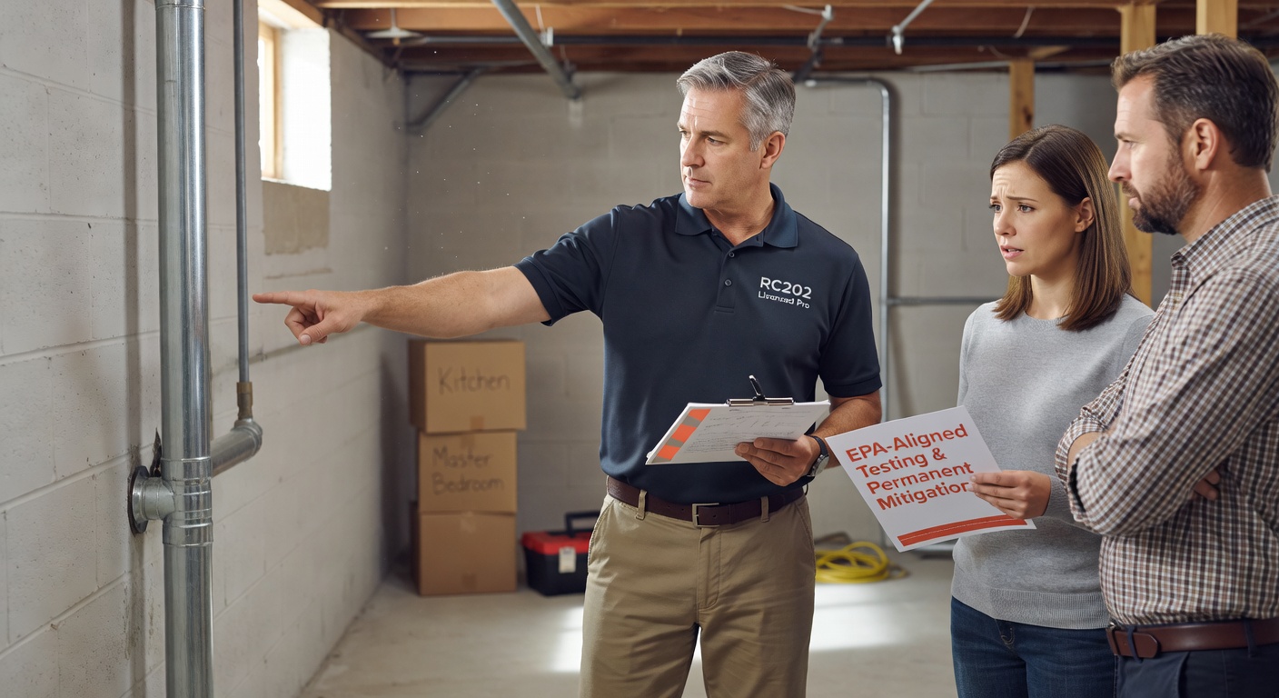 Radon Mitigation expert consultation