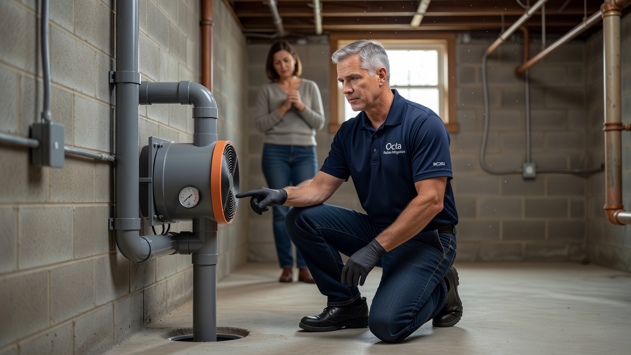 Radon Mitigation Octa OH | Licensed RC202 Pros