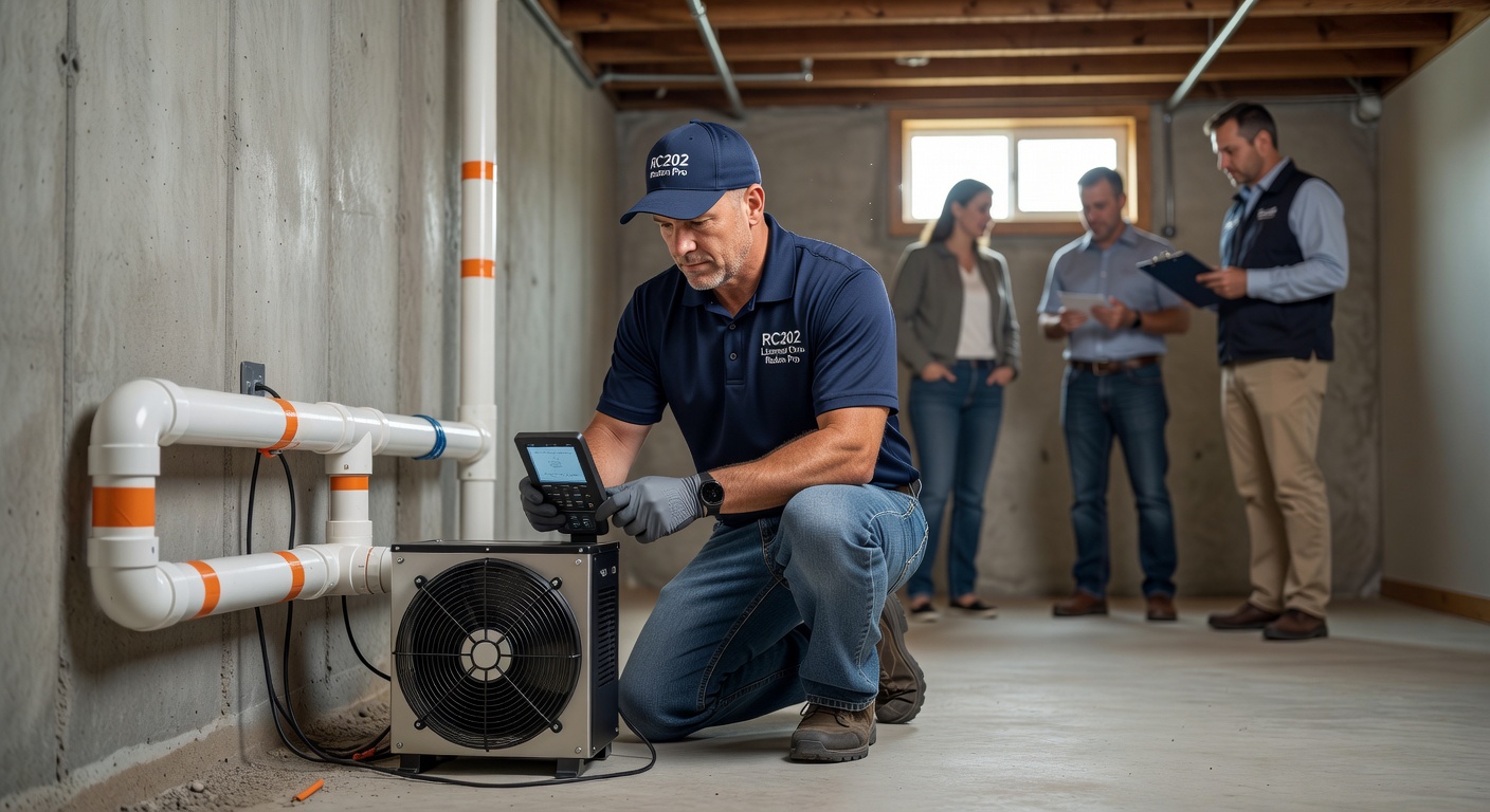 Radon Mitigation Bentonville OH | Licensed RC202 Pros