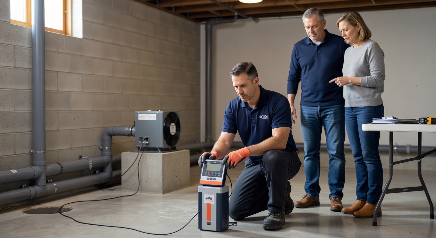 home inspection radon test Ohio real estate