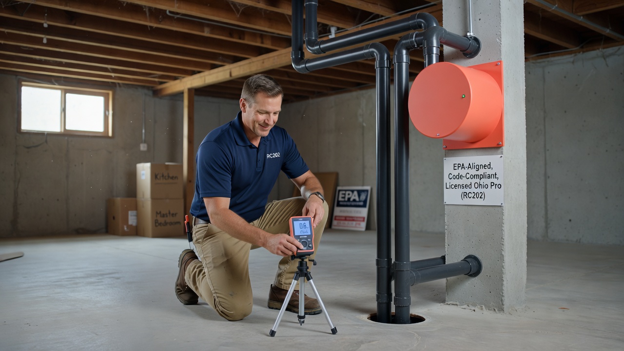 Radon Mitigation West Elkton OH | Licensed RC202 Pros