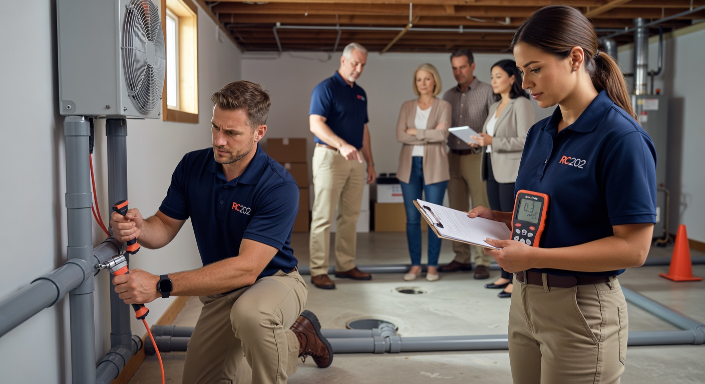 Radon Mitigation team professional environment