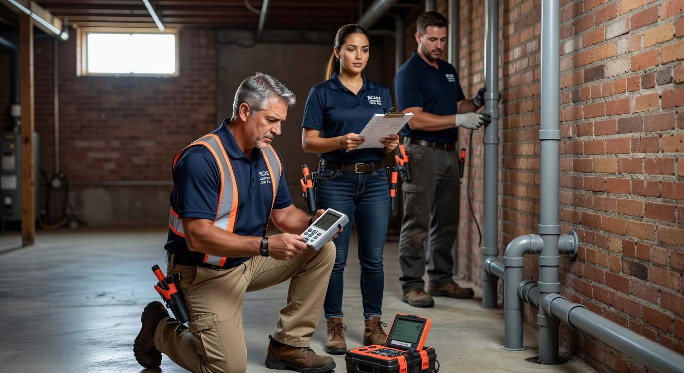 Radon Mitigation team professional environment