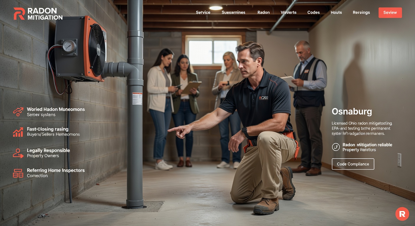 Radon Mitigation Osnaburg OH | Licensed RC202 Pros