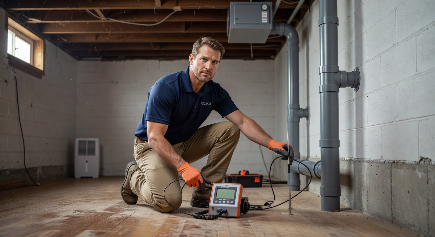 licensed radon technician testing equipment Ohio residential
