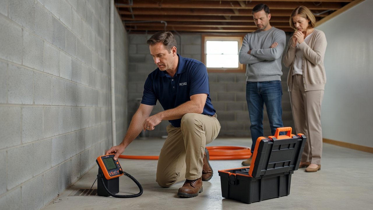 licensed radon technician Ohio home consultation