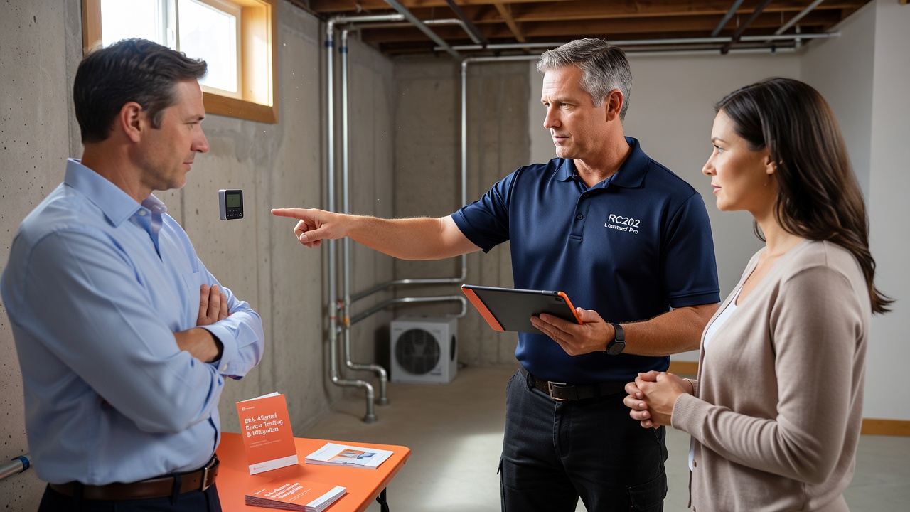 Radon Mitigation expert consultation