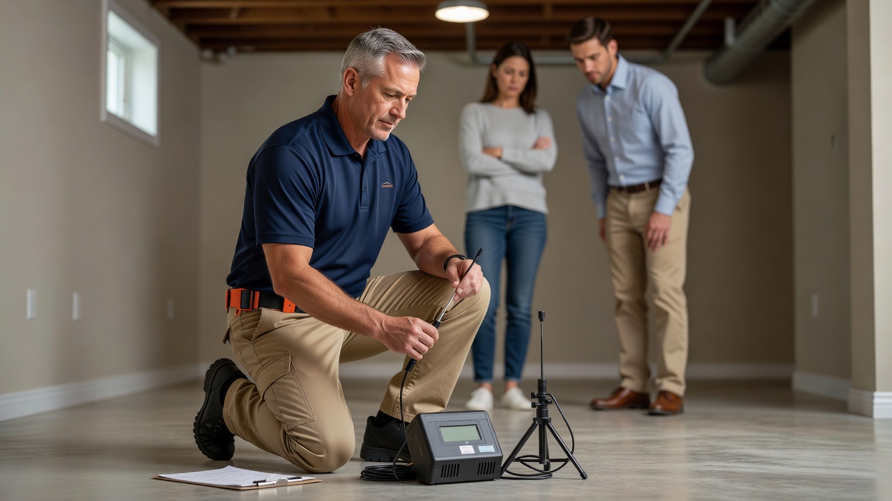continuous radon monitor testing device home inspection